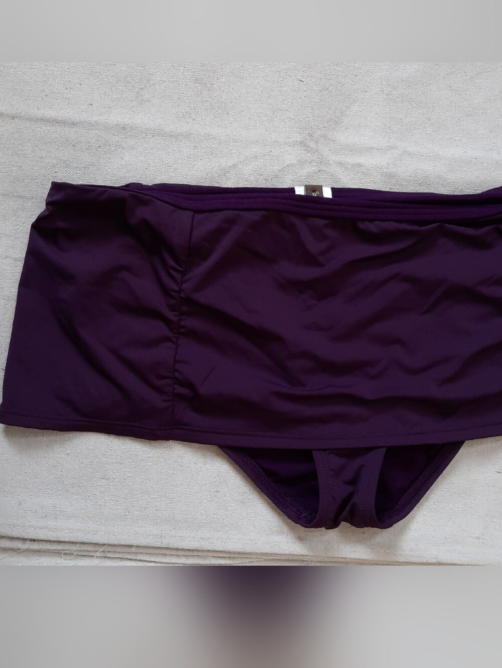 Tommy Bahama Deep Purple Swim Skirt Bikini Bottoms